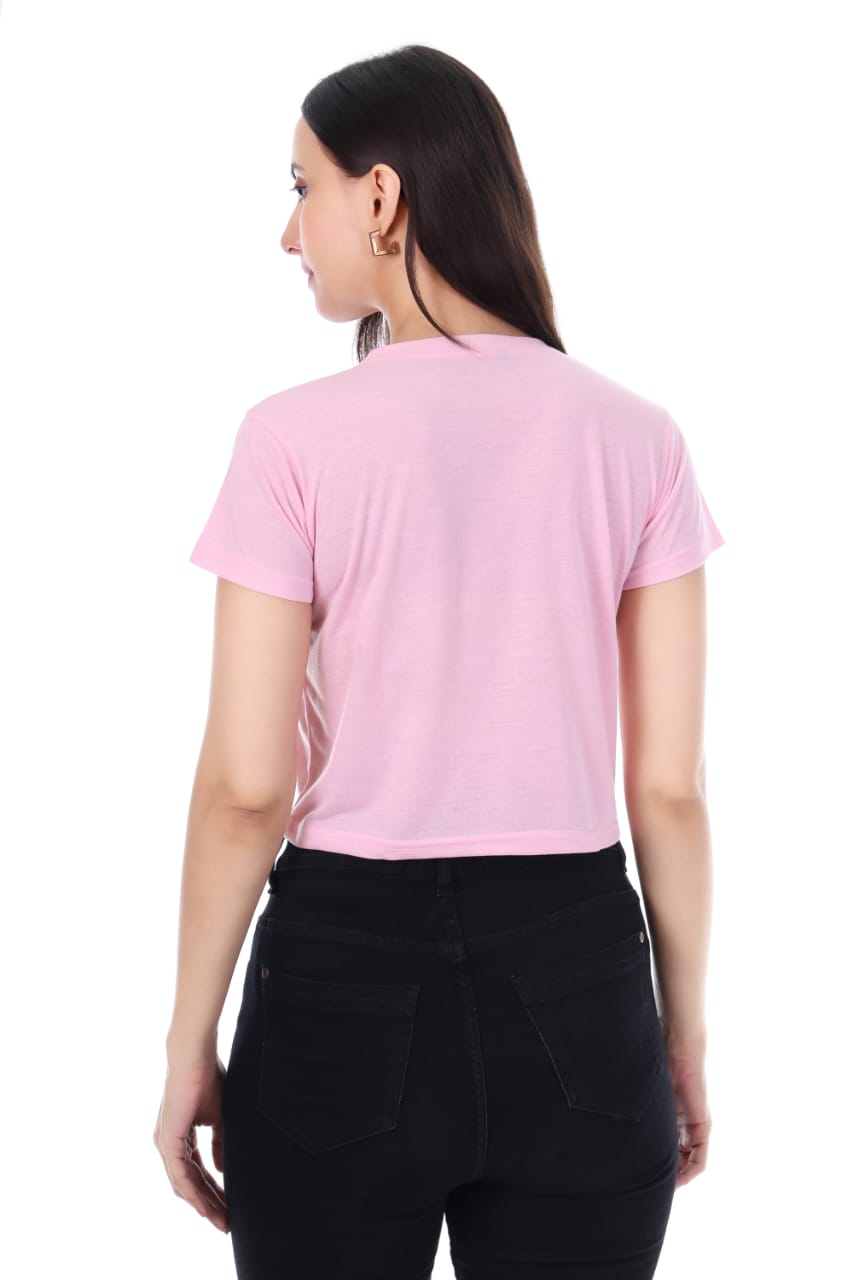 STAY POSITIVE GIRLS  CROP TOP