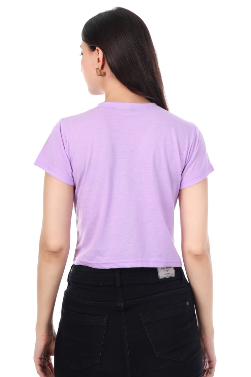 PURPUL FAISHION GIRLS  CROP TOP